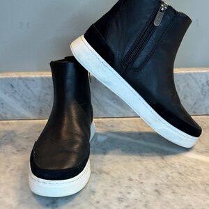 Timberland Atlanta Green Chelsea Sneaker Boots – Black Full Grain – Women’s 9